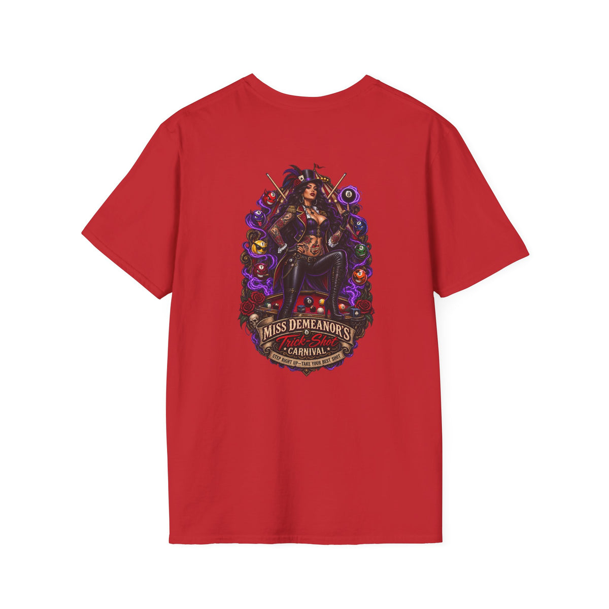 Miss Demeanor’s Trick-Shot Carnival Graphic tee