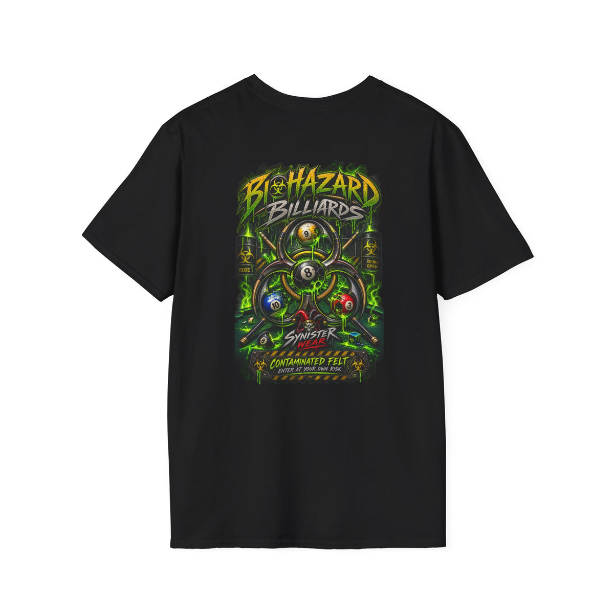 Biohazard Billiards – Contaminated Felt Graphic tee