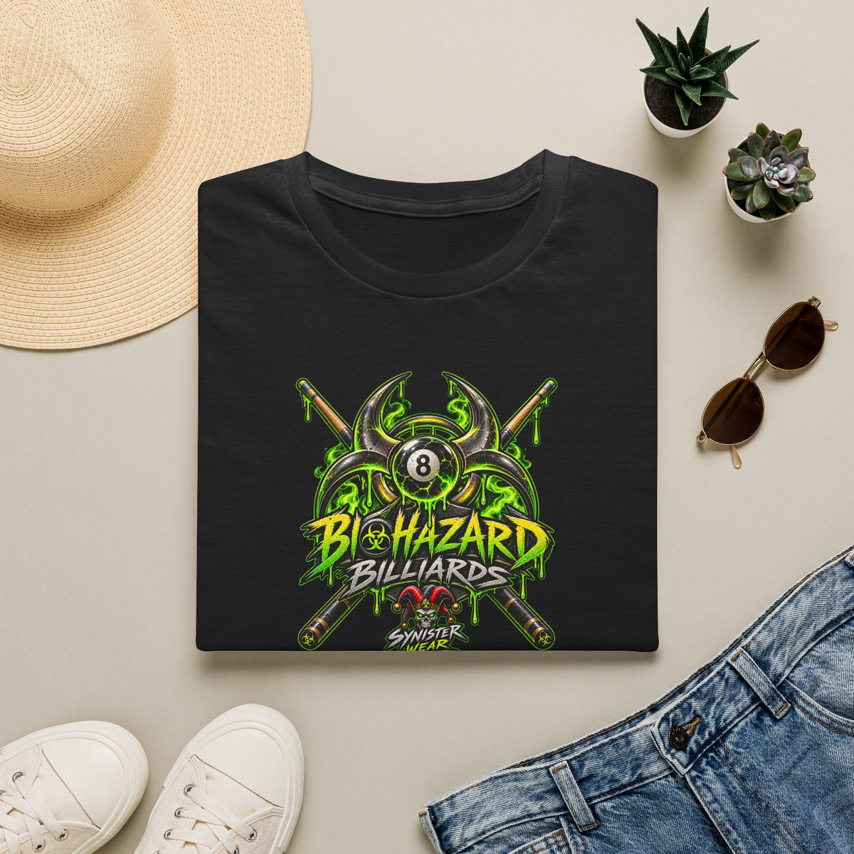 Biohazard Billiards – Contaminated Felt Graphic tee