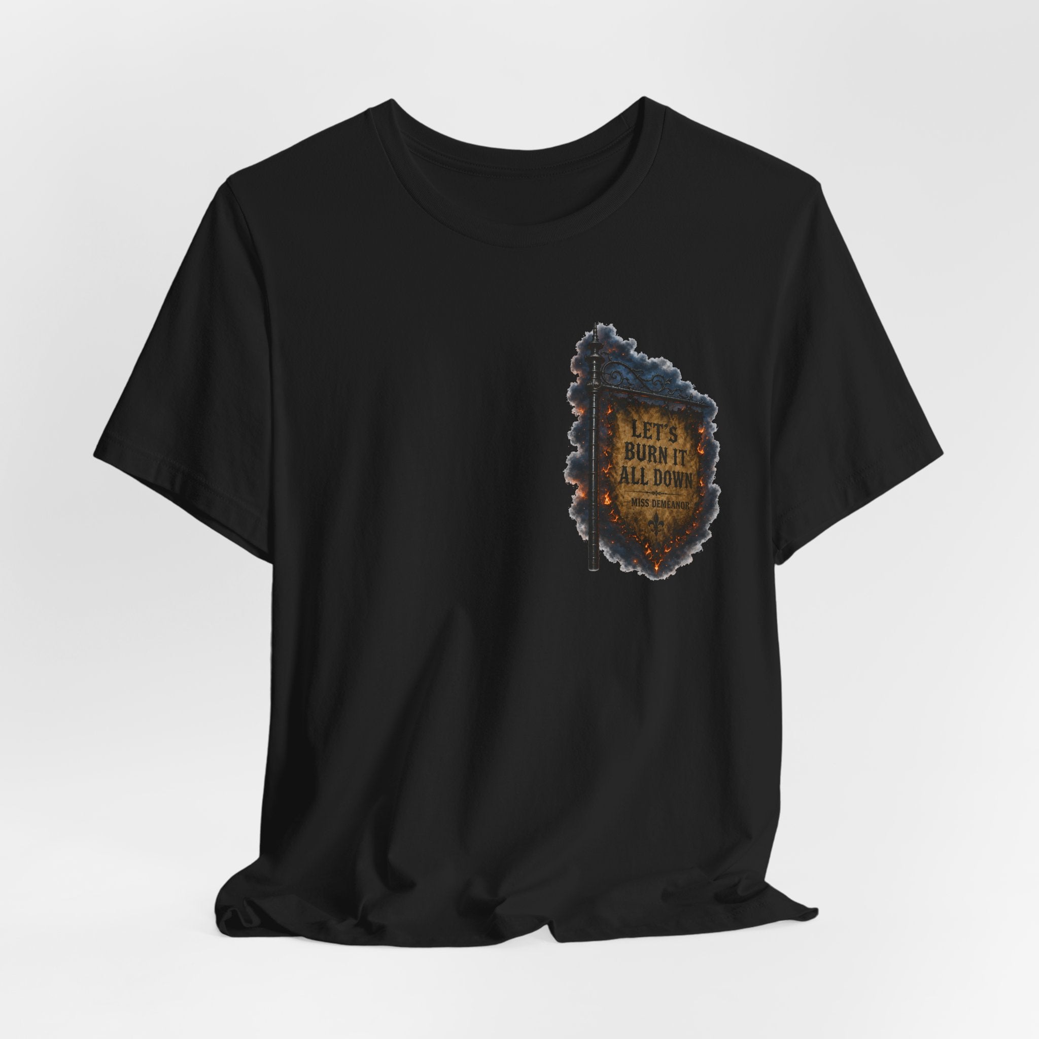 Tame the beast: burn it down- unisex graphic tee