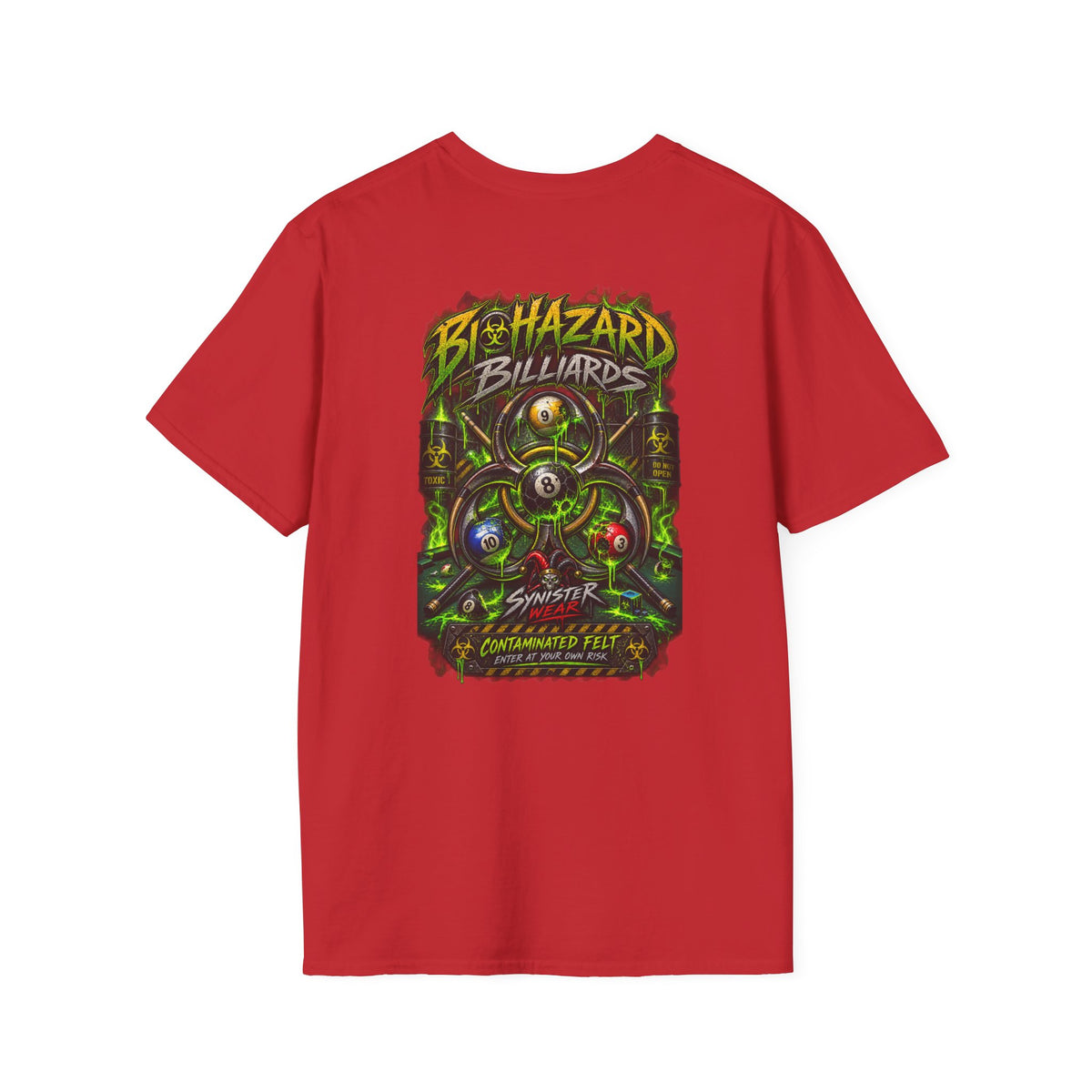 Biohazard Billiards – Contaminated Felt Graphic tee
