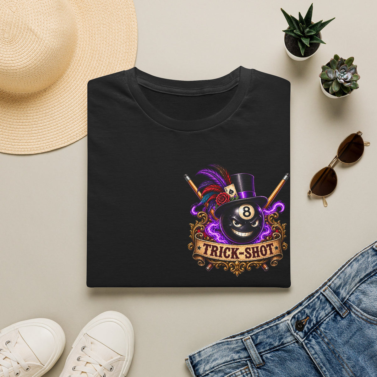 Miss Demeanor’s Trick-Shot Carnival Graphic tee