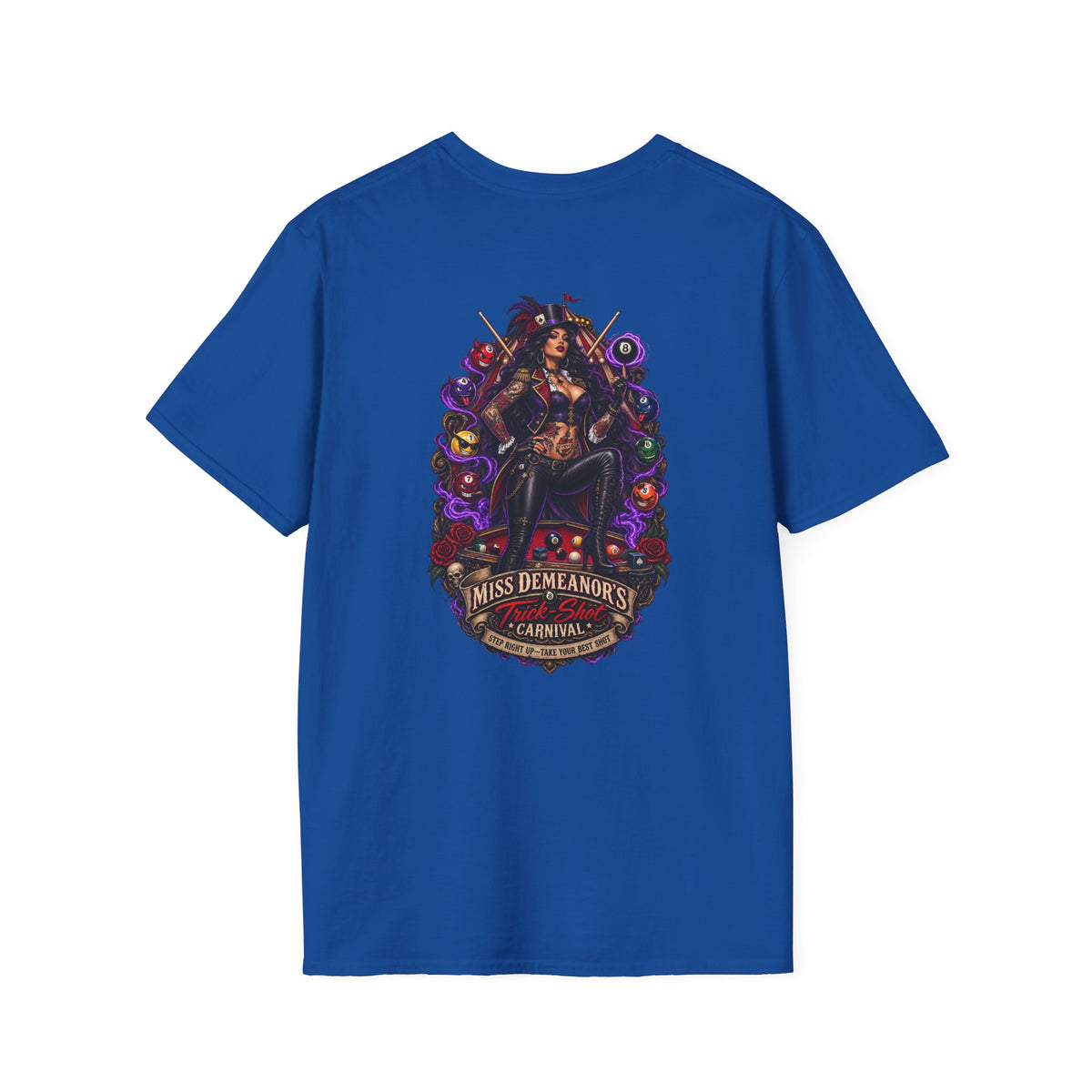 Miss Demeanor’s Trick-Shot Carnival Graphic tee