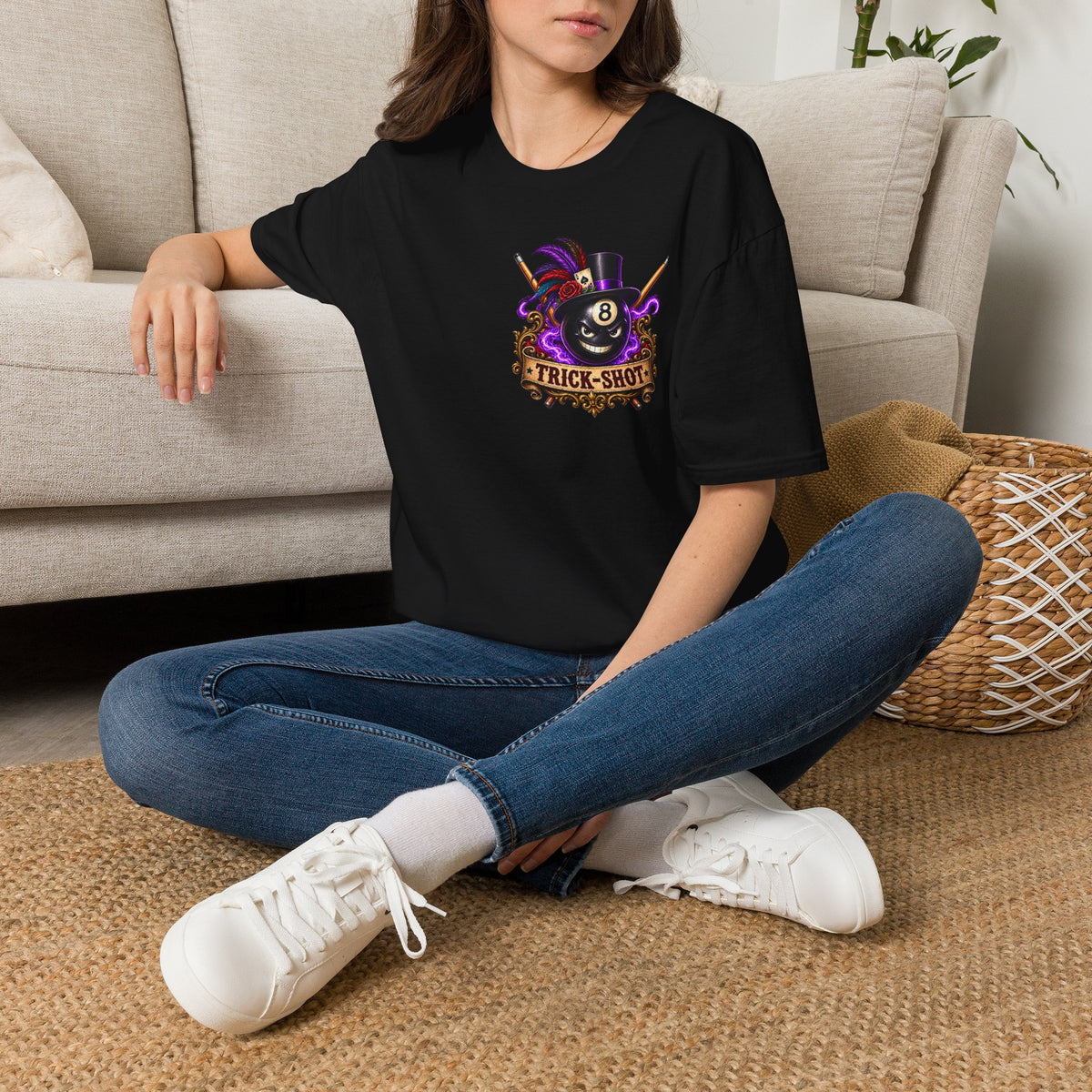 Miss Demeanor’s Trick-Shot Carnival Graphic tee