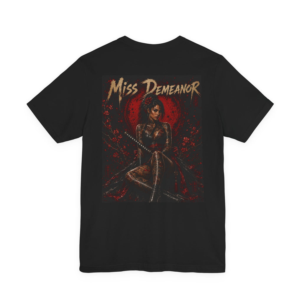 Miss Demeanor: Red Blade - unisex Graphic tee