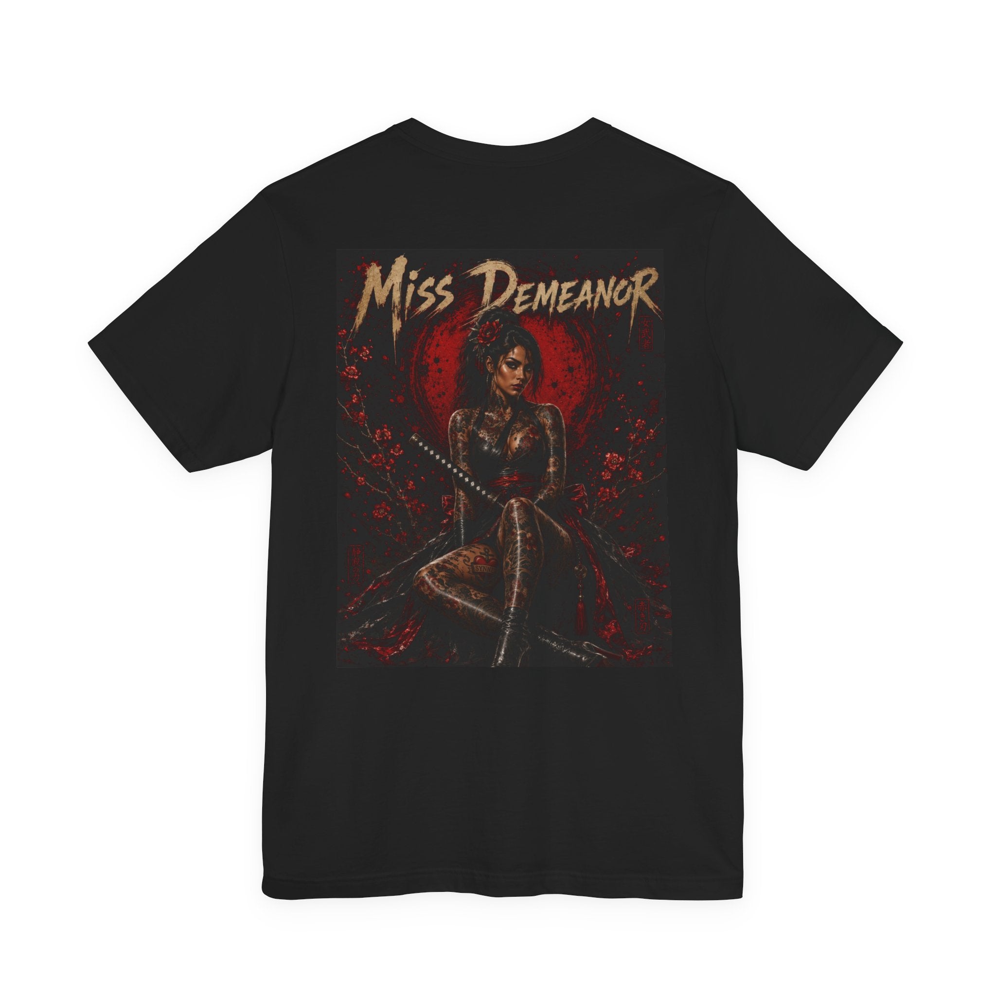 Miss Demeanor: Red Blade - unisex Graphic tee
