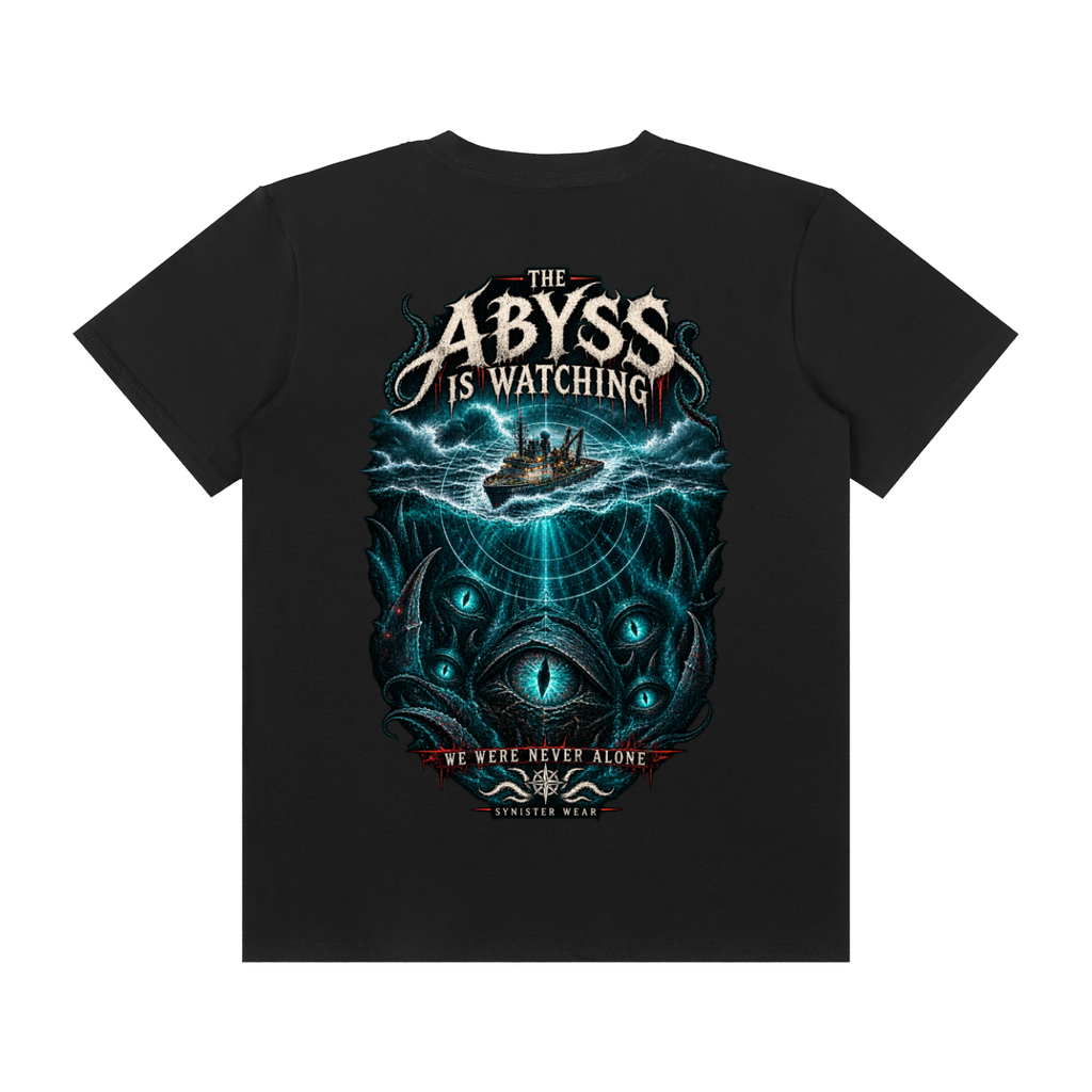 The abyss is watching - premium graphic tee