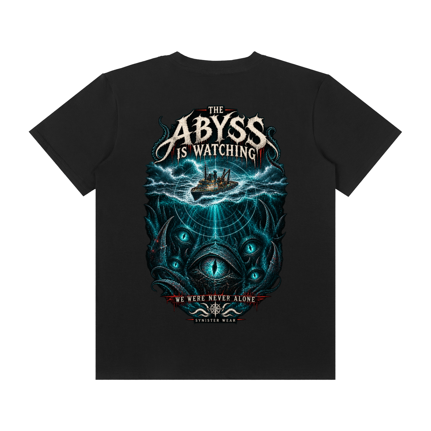 The abyss is watching - premium graphic tee
