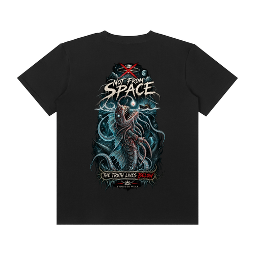 Not from space-The truth lives below premium graphic tee